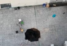 Alarma en una escuela de San Martín por un pozo de 15 metros de profundidad en medio del patio