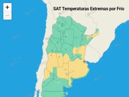 Alerta por frío para el centro del país, mientras el graupel sorprendió a sectores del AMBA