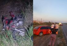 Dos jóvenes murieron y una menor quedó internada tras chocar un auto y una moto en Chaco