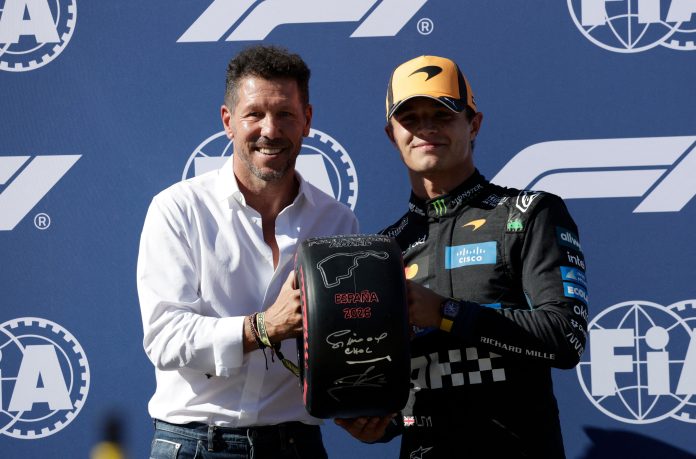 El rol central que tuvo el Cholo Simeone tras la clasificación de la Fórmula 1 en el Gran Premio de España