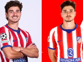 El rotundo cambio de Julián Álvarez en una foto presentación del Atlético de Madrid tras quedarse en el club