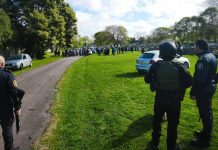 Mar del Plata: una caravana acompañó un corte fúnebre, tiraron tiros al aire y la policía secuestró 42 motos
