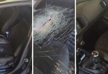 Viajaba por la Autopista Buenos Aires-La Plata y le arrojaron una piedra desde un puente: “No me maté de pedo”