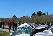 Video: el momento del accidente en Mar del Plata en el que murió una mujer de 77 años
