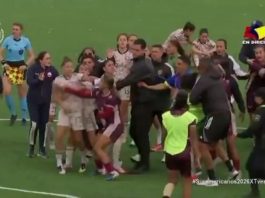 Video: la batalla campal tras la consagración de Venezuela ante Chile en el fútbol femenino de los Juegos Suramericanos