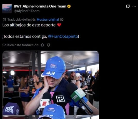 Video: los gestos de Alpine con Franco Colapinto tras su frustración en el GP de Italia de Fórmula 1
