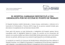 “Voy a seguir yendo”: la gremialista Norma Lezana rechazó su desvinculación del Hospital Garrahan