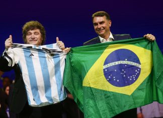 A la espera de los primeros resultados, Milei sigue con optimismo la elección en Brasil y respaldó a Bolsonaro en redes