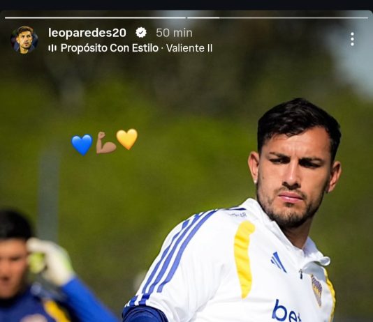 Boca Juniors publicó un video de Leandro Paredes que ilusionó a los hinchas de cara a la revancha con Vasco da Gama