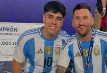 El divertido mensaje de Lionel Messi al equipo de su sobrino que jugará la Copa Potrero que organiza el Kun Agüero