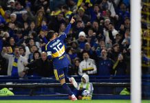 El gol de Miguel Merentiel ante Talleres que le permitió igualar una marca histórica de Riquelme en Boca Juniors