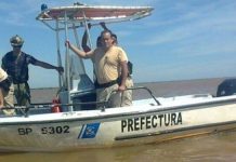 El Niño: buscan a dos hombres en el río Paraná que desaparecieron cuando realizaban el cruce de animales