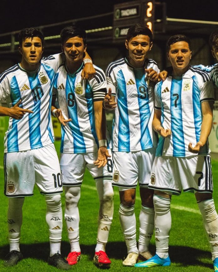 Histórica remontada de la selección argentina Sub 17: perdía 0-2 y lo ganó con el tanto de Tobías Goytía a los 95′