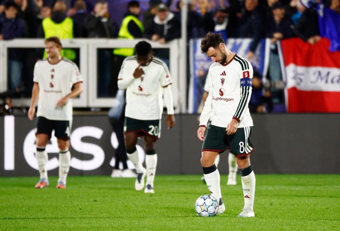 La fuerte crítica de Bruno Fernandes contra el técnico del Manchester United tras la goleada sufrida ante el Como por Champions
