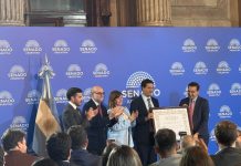 La FURP recibió la distinción «Domingo Faustino Sarmiento» en el Senado