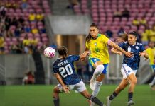La selección argentina femenina logró un heroico empate 2-2 frente a Brasil: aguantó más de media hora con una jugadora menos