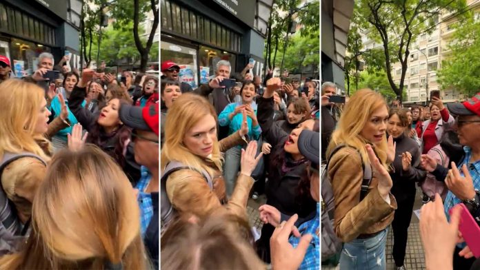 Lilia Lemoine fue insultada por manifestantes a la salida del Congreso: cómo fue el cruce