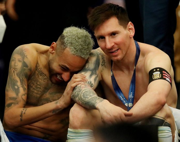 Neymar le dedicó un sentido posteo a Lionel Messi el día de su despedida de la selección argentina