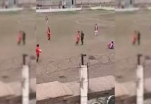 Salvaje agresión de un jugador a un árbitro durante un partido de la Liga Sanrafaelina: lo dejó inconsciente de una trompada
