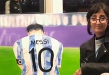 Vive un pueblo de 300 habitantes y un gesto de Lionel Messi la convirtió en la pintora de la selección argentina: “Me cambió la vida”